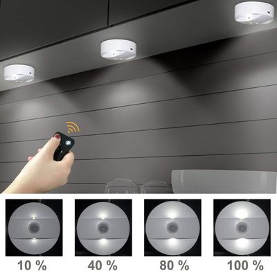 LED Wireless Night Light Remote USB Rechargeable Closet Light Mini Under Cabinet Lights